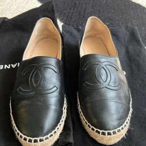 Chanel Lambskin Espadrilles